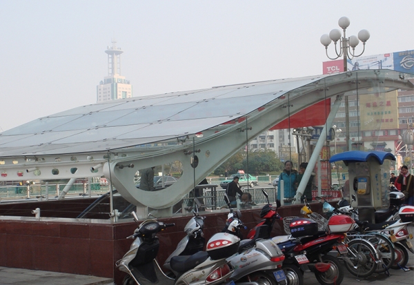 河南省商业步行街-网架厂家